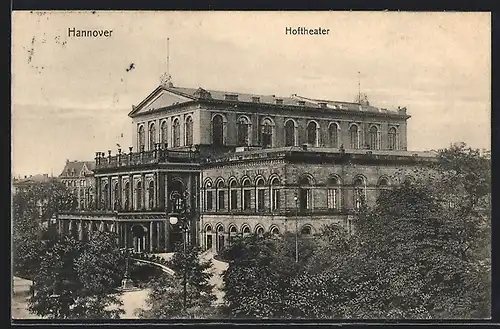 AK Hannover, Blick auf das Hoftheater