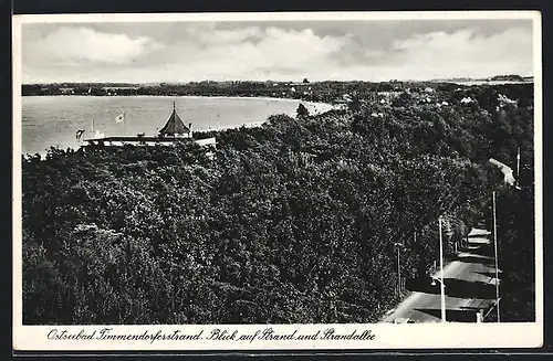 AK Timmendorferstrand / Ostseebad, Strand mit Strandallee