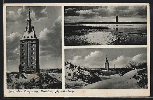 AK Wangerooge / Nordseebad, Westturm, Jugendherberge