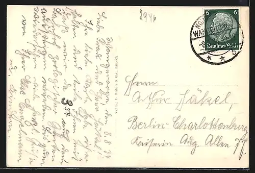 AK Wangerooge / Nordseebad, Abendstimmung am Strand