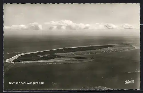 AK Wangerooge / Nordseebad, Inselpanorama, Luftbild