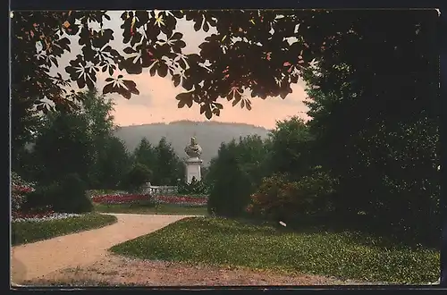 AK Löbau i. Sa., Kaiser QWilhelm-Denkmal