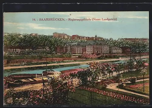 AK Saarbrücken, Regierungsgebäude, neues Landgericht