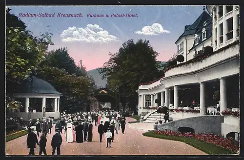 AK Bad Kreuznach, Kurhaus und Palast-Hotel