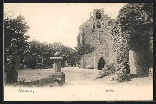 AK Ebernburg, im Burghof
