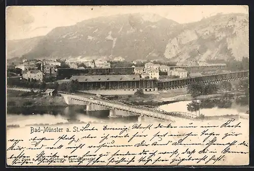 AK Bad Münster a. St., Gesamtansicht