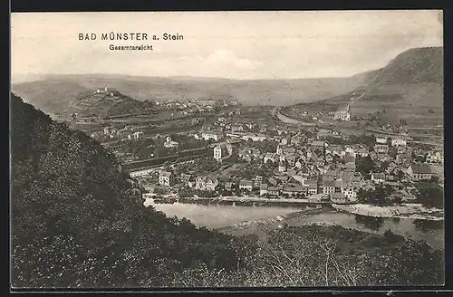 AK Bad Münster a. Stein, Gesamtansicht