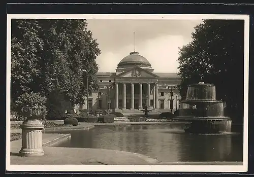 AK Wiesbaden, Blick auf das Kurhaus