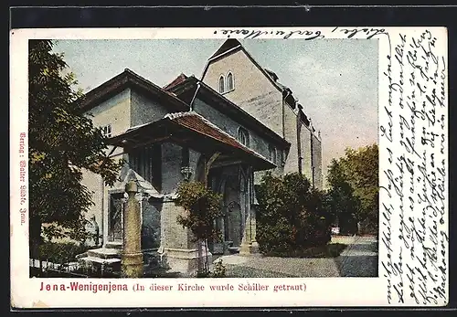 AK Jena-Wenigenjena, Schillers Traukirche