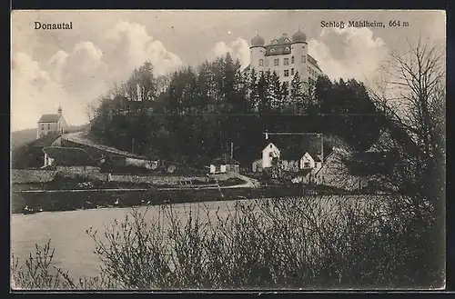 AK Mühlheim a. Donau, Blick auf Schloss Mühlheim