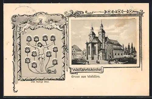 AK Walldürn, Wallfahrtskirche, Das heilige Blut