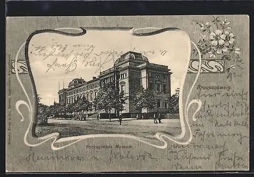 Passepartout-AK Braunschweig, Herzogliches Museum