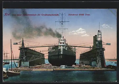 AK Kiel, Schwimmdock für Dreadnoughts