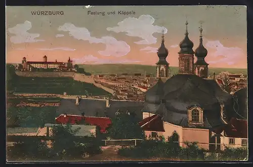 AK Würzburg, Festung und Käppele