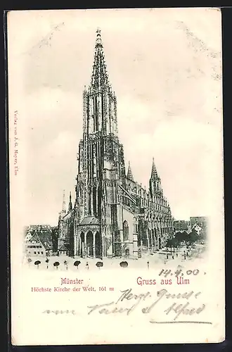 AK Ulm, Blick zum Münster