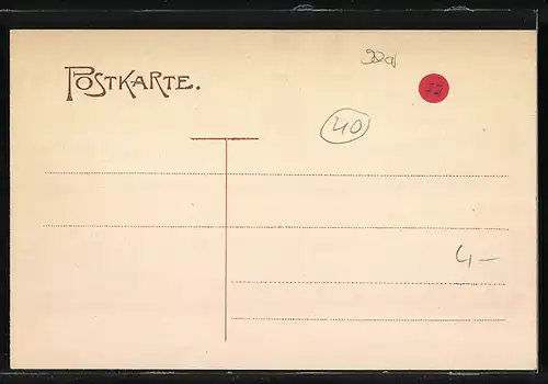 AK Freiberg, Obermarkt mit Rathaus und Brunnen