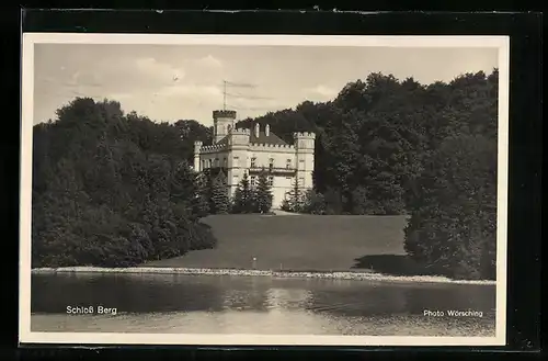 AK Berg, Schloss am Starnberger See