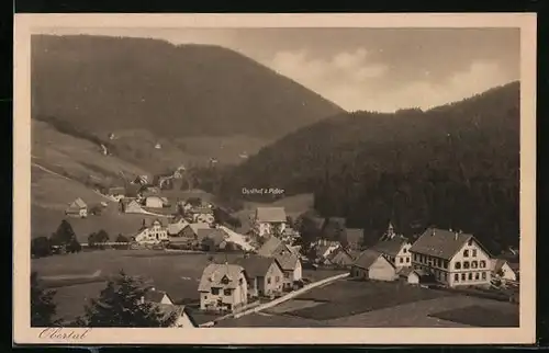 AK Obertal, Gesamtansicht aus der Vogelschau