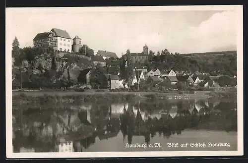 AK Homburg a. M., Blick auf Schloss Homburg