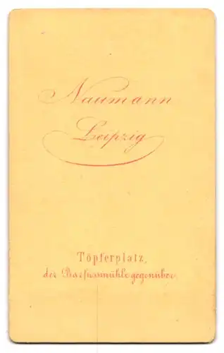 Fotografie Naumann, Leipzig, Töpferplatz, Junger Mann im Anzug mit Fliege