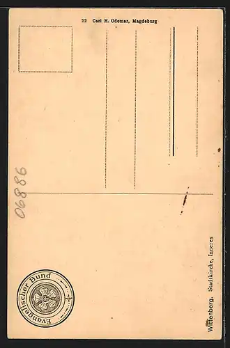 AK Wittenberg, Inneres der Stadtkirche