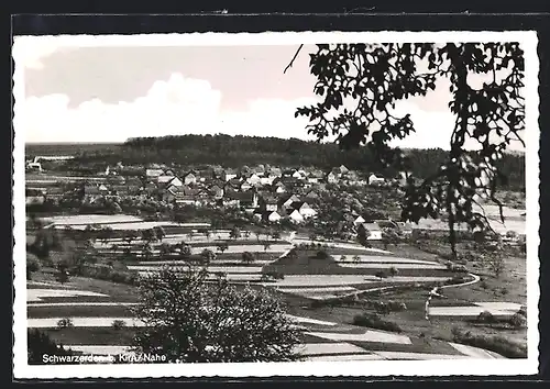 AK Schwarzerden b. Kirn / Nahe, Panoramablick auf den Ort