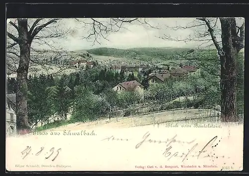 AK Schwalbach, Blick vom Beutelstein zum Ort
