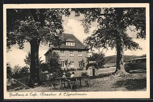 AK Elgershausen, Gasthaus-Café Hirzstein