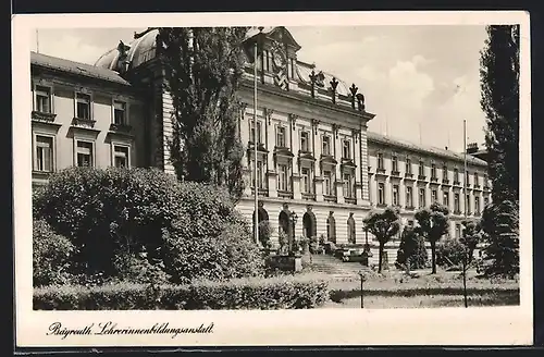 AK Bayreuth, Lehrerinnenbildungsanstalt mit Garten