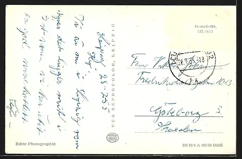 AK Leipzig, Ansicht vom Schwimmstadion