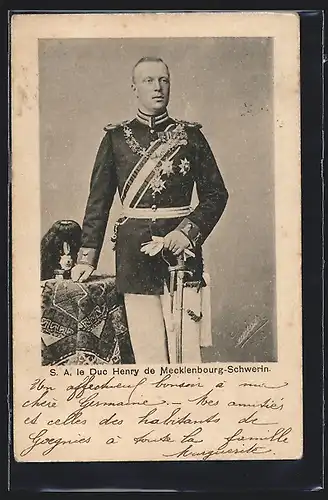 AK S. A. le Duc Henry de Mecklenburg-Schwerin
