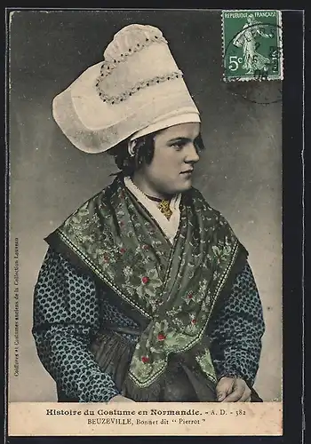 AK Beuzeville, Costume en Normandie