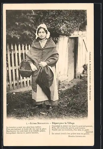 AK Normandie, Départ pour le Village