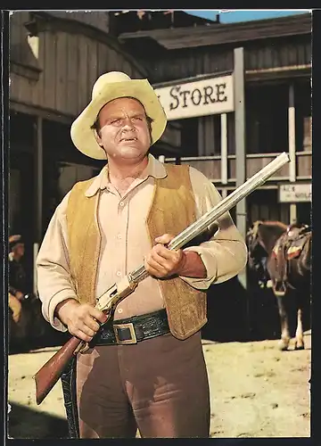 AK Bonanza, Hoss mit Gewehr und Cowboyhut