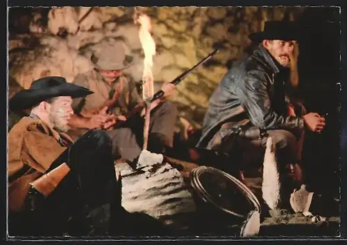 AK Winnetou II, Banditen bewachen die Gefangenen