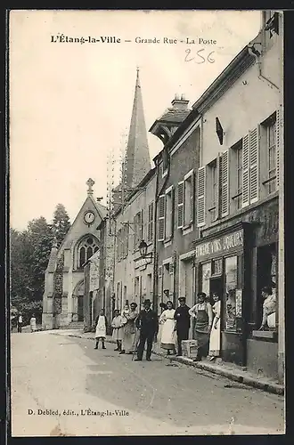 AK L`Etang-la-Ville, Grande Rue-La Poste