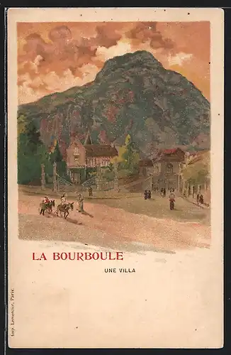 Künstler-AK La Bourboule, Une Villa