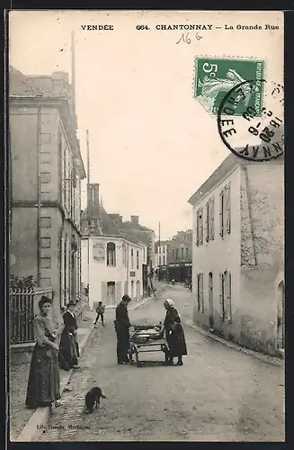 AK Chantonnay, La Grande Rue, Strassenpartie