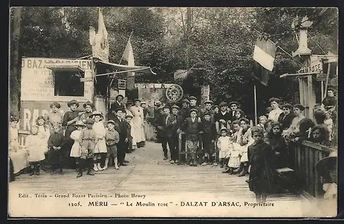 AK Méru, Le Moulin rose Dalzat d`Arsac, Propriétaire