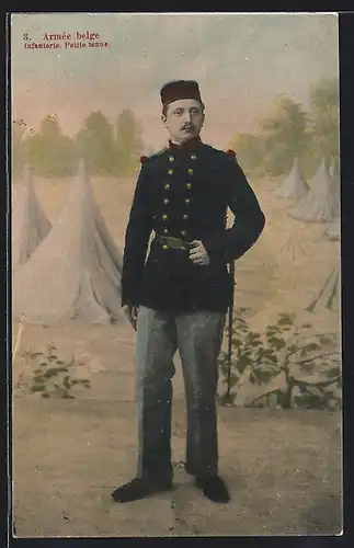 AK Infanterie, petite tenue, Armée belge