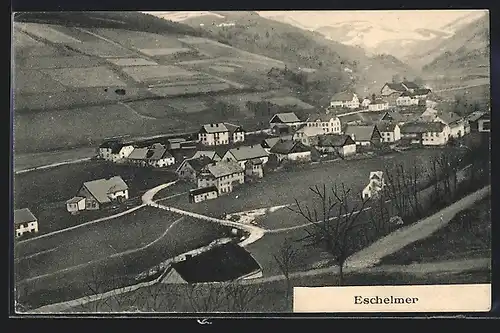 AK Eschelmer, vue d`en haut, maisons