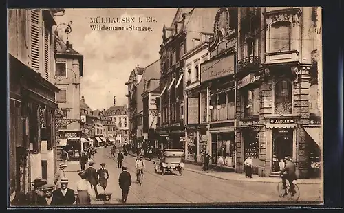 AK Mülhausen im Elsass, Wildemann-Strasse