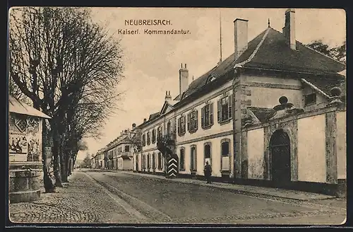 AK Neubreisach, kaiserliche Kommandatur