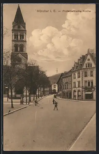 AK Münster im Elsass, Protestantische Kirche