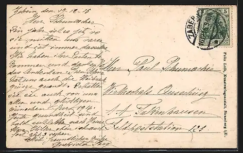 AK Zabern, Partie in der Hauptstrasse