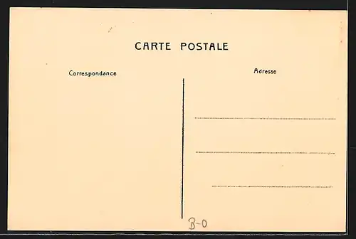 AK Termonde, Hotel de Ville, zerstört im Krieg