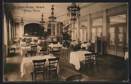 AK Ghent, Post Hotel, Dining Room