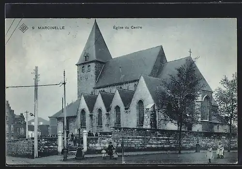 AK Marcinelle, Église du Centre