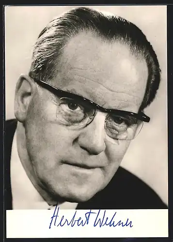 AK Portrait Herbert Wehner