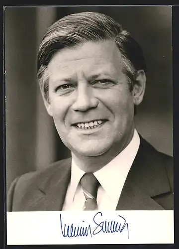AK Bundeskanzler Helmut Shcmidt im Portrait